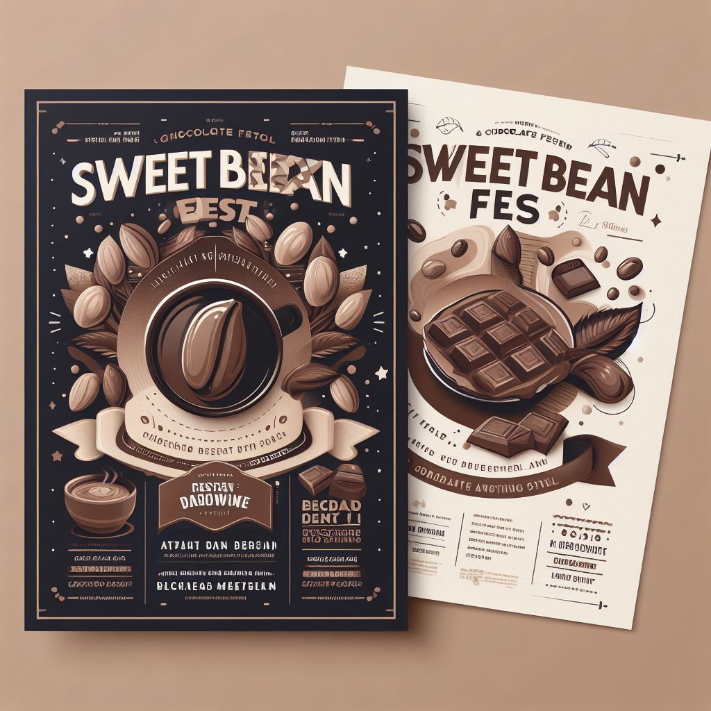 event-poster-for-a-chocolate-festival-named-‘SweetBeanFest